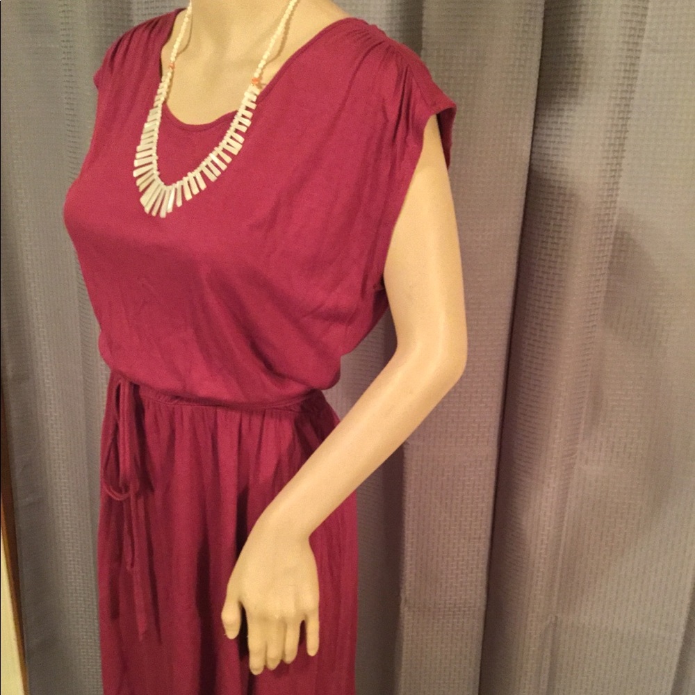 Ann Taylor Loft Ladies Cranberry Dress Sz XS